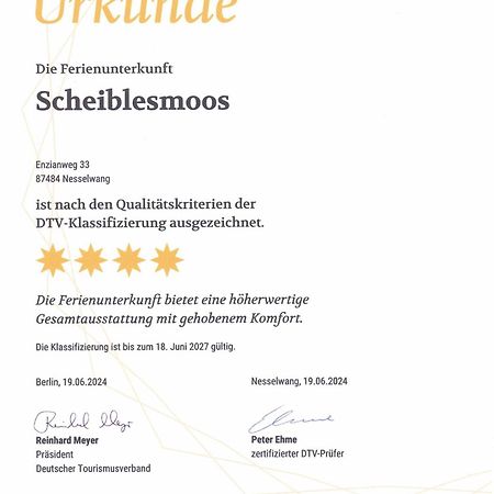 Апартаменти Scheiblesmoos 4 Sterne Нессельванг Екстер'єр фото